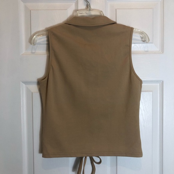 Ellison V-Neck Sleeveless Top with Collar  Size Small - Picture 8 of 8